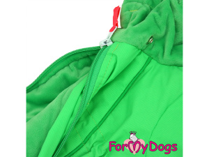  Nový typ zatepleného zimního overalu pro psy KHAKI od For My Dogs určený pro chladný podzim i studenou zimu (5)