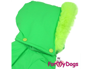  Nový typ zatepleného zimního overalu pro psy KHAKI od For My Dogs určený pro chladný podzim i studenou zimu (8)