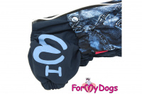 Obleček pro psy jezevčíků – lehoučká pláštěnka BLUE DENIM od ForMyDogs. (3)