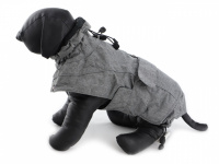  Obleček pro psy i fenky – zimní bunda PRIME GREY z voduodpuzujícího a větruodolného materiálu. Bunda má hladkou podšívku, snadno se obléká, barva šedá.