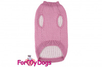 Obleček pro psy i fenky – stylový a teplý svetr PURPLE SNOWFLAKE od ForMyDogs. Materiál 100% akryl, zdobený klasickým norským vzorem, barva fialová. (2)