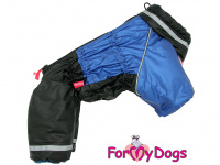  Zimní obleček pro psy od FMD – overal BLUE STARS