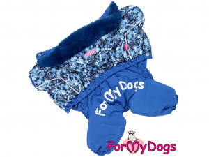  Obleček pro psy – zimní overal FMD FROZEN, barva modrá (2)