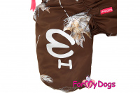 Obleček pro psy – teplý zimní overal GOLDEN LEAFod ForMyDogs. Vylepšené zapínání na zádech, odnímatelná kapuce, rukávy s vnitřní manžetou. (2)