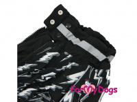 Obleček pro psy jezevčíků – lehoučká pláštěnka LIGHTNING od ForMyDogs. Zapínání na zip na zádech, zvýšený límec, reflexní prvky. (4)