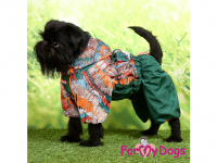   Obleček pro psy malých až středních plemen – lehoučká pláštěnka GREEN od For My Dogs. Zapínání na zip na zádech, hladká podšívka, odepínací kapuce (FOTO 7)