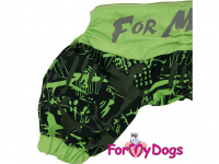 Pláštěnka pro psy ForMyDogs GREEN NEON – vylepšený model (3)