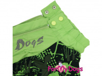 Pláštěnka pro psy ForMyDogs GREEN NEON – vylepšený model (4)