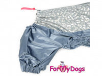 Pláštěnka pro psy ForMyDogs METAL GREY – vylepšený model (3)