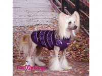   Obleček pro psy i fenky – svetr FMD ALPINE, barva fialová (3)