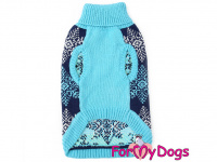   Obleček pro psy i fenky – svetr FMD SCANDI, modrý (2)