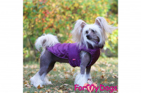 Obleček pro psy i fenky od FMD – teplá zimní bunda VIOLET z voduodpuzujícího materiálu. Bunda je zateplená sinteponem a má hedvábnou podšívku. (foto 3)
