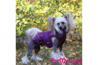 Obleček pro psy i fenky od FMD – teplá zimní bunda VIOLET z voduodpuzujícího materiálu. Bunda je zateplená sinteponem a má hedvábnou podšívku. (foto 1)