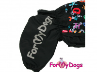  Obleček pro psy středních a větších plemen – pláštěnka ForMyDogs ABC. Zapínání na zip na zádech, hladká podšívka. (4)