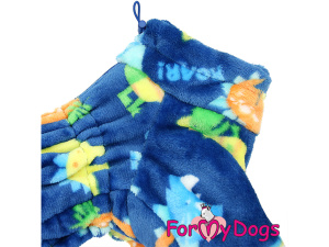  Obleček pro psy – zateplený zimní overal DINO od ForMyDogs z dvouvrstvé plyšové kožešiny do suchého chladného počasí (3)
