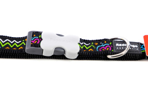 Jednoduchý a pevný obojek pro psy, který se hodí na každodenní venčení (detail 2)