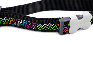 Jednoduchý a pevný obojek pro psy, který se hodí na každodenní venčení (detail 3)