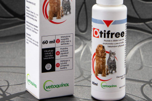  Otifree čistič uší pro psy a kočky intenzivně čistí ušní maz a nečistoty, pomáhá snižovat proces zánětu ucha, zvlhčuje a vytváří v uších ochrannou bariéru (2)