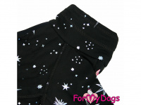  Obleček pro fenky – overal ForMyDogs BLACK SILVER, černý (3)