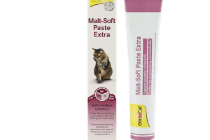  Sladová pasta GimCat Malt-Soft Extra s vylepšenou recepturou a poctivou dávkou vlákniny pomáhá kočkám přirozeně a bezbolestně vylučovat smotky chlupů z trávicího traktu (2)