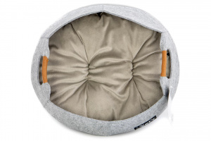  Plstěný pelíšek pro kočky od HOLLAND ANIMAL CARE, barva šedá (pohled shora)