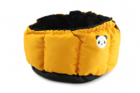  Kulatý pelíšek pro psy i kočky BOBBY PANDA – žlutý (3)
