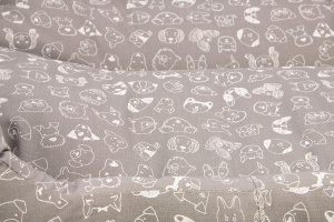  V ČR ručně vyráběný pelíšek ve stylovém designu a precizním provedení PETSY MAX (detail materiálu)