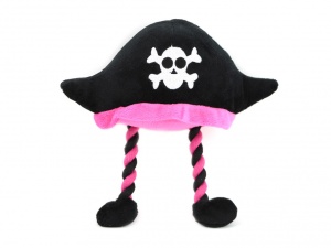 Pískací hračka pro psy od ROSEWOOD – plyšový pirátský klobouk