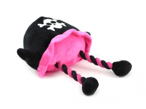 Pískací hračka pro psy od ROSEWOOD – plyšový pirátský klobouk (2)