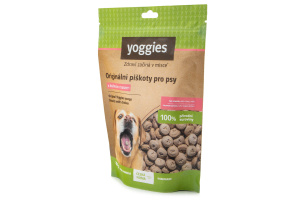 Ručně vyráběná pochoutka bez obilovin a chemie, která chutná jako od maminky. Dopřejte svému psovi zdravější variantu klasických piškotů s poctivým kuřecím masem z farmových chovů (3)