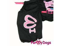  Obleček pro fenky malých až středních plemen – pláštěnka PINK HOUNDSTOOTH od For My Dogs (6)
