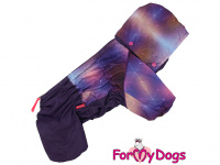  Pláštěnka pro fenky ForMyDogs NORTHERN LIGHTS, barva fialová (2)