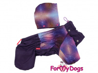  Pláštěnka pro fenky ForMyDogs NORTHERN LIGHTS, barva fialová (3)