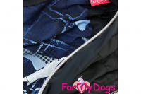 Obleček pro psy malých až středních plemen – lehoučká pláštěnka BLUE od For My Dogs. (2)