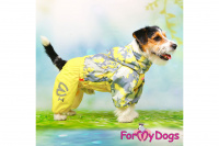 Obleček pro psy malých až středních plemen – lehoučká pláštěnka YELLOW od For My Dogs. (11)