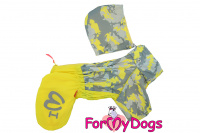 Obleček pro psy malých až středních plemen – lehoučká pláštěnka YELLOW od For My Dogs. (3)