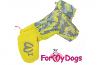 Obleček pro psy malých až středních plemen – lehoučká pláštěnka YELLOW od For My Dogs. (4)