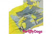 Obleček pro psy malých až středních plemen – lehoučká pláštěnka YELLOW od For My Dogs. (5)