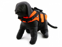    Funkční plovací vesta pro psy od finské firmy RUKKA. Silná vztlaková pěna, reflexní prvky, úchyt pro vyzvednutí psa z vody. Barva oranžová. (6)