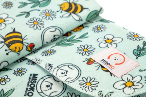  Absorbční pratelná podložka pro psy MISOKO BEES. Protiskluzová úprava, čtyřvrstvý materiál, pojme až 1560 ml tekutin (2)