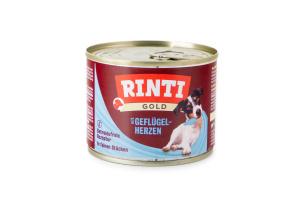  Dopřejte svému psímu parťákovi kvalitní a chutné krmivo z pravého masa. Rinti konzerva obsahuje šťavnaté kousky kuřecích srdíček (25 %) a další přírodní suroviny, které zajistí vyváženou a plnohodnotnou výživu