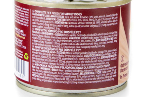  Dopřejte svému psímu parťákovi kvalitní a chutné krmivo z pravého masa. Rinti Jehněčí obsahuje šťavnaté kousky jehněčího masa (10 %) a další přírodní suroviny, které zajistí vyváženou a plnohodnotnou výživu (3)