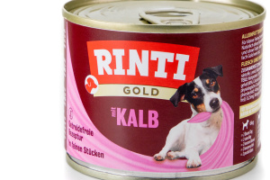  Dopřejte svému psímu parťákovi kvalitní a chutné krmivo z pravého masa. Rinti Telecí obsahuje šťavnaté kousky telecího masa (30 %) a další přírodní suroviny, které zajistí vyváženou a plnohodnotnou výživu (2)