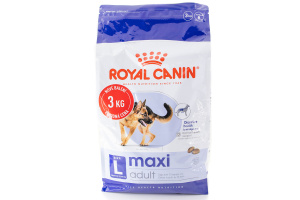  Granule pro dospělé psy velkých plemen od 26 do 44 kg – od 15 měsíců do 5 let. Složení granulí MAXI ADULT je přizpůsobené specifickým potřebám velkých psů