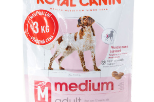  Granule pro dospělé psy středních plemen od 11 do 25 kg – starších 12 měsíců. Složení granulí MEDIUM ADULT je přizpůsobené specifickým potřebám středních psů (2)