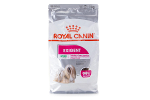  Granule pro dospělé psy malých plemen (1–10 kg) s vybíravým apetitem. Velikost, tvar a konzistence granulí MINI EXIGENT byly navrženy pro speciálně pro malé čelisti drobných psů