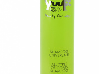   Univerzální šampon pro psy na všechny typy srsti. Obsahuje výtažky z aloe vera, propolisu a bílé vrby, čistí srst a vyživuje pokožku. 250 ml. (2)