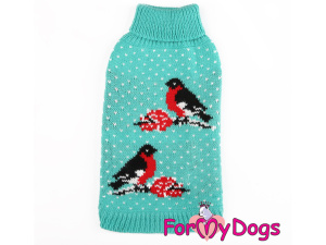  Obleček pro psy i fenky – stylový a teplý svetr BULLFINCHES od ForMyDogs. Materiál 100% akryl.