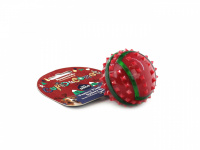 Odolná hračka pro psy, která po nárazu svítí a bliká – ideální na podvečerní a noční hry. Dvě velikosti pro malá i střední plemena psů.