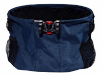 Přepravní box-taška na psa k připevnění na řídítka WALKY. Možnost uzavření síťkou, reflexní prvky, pět bočních kapes, popruh pro nošení tašky přes rameno. (2)